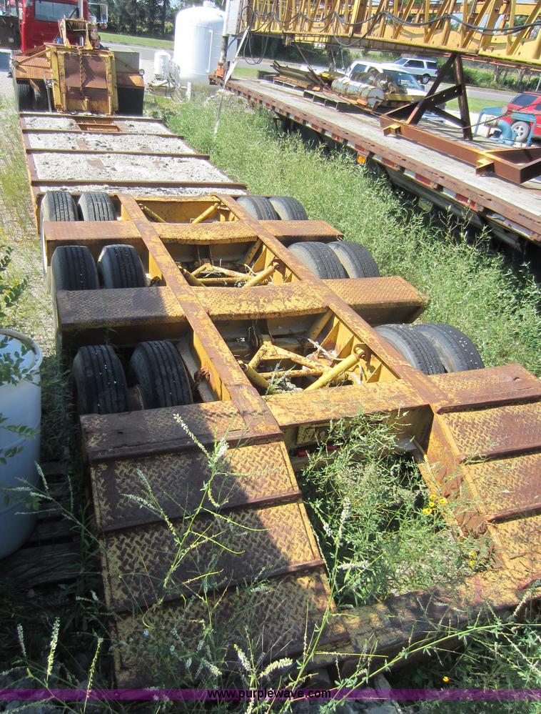 image for item D4161 1975 Talbert triple axle detachable haul trailer