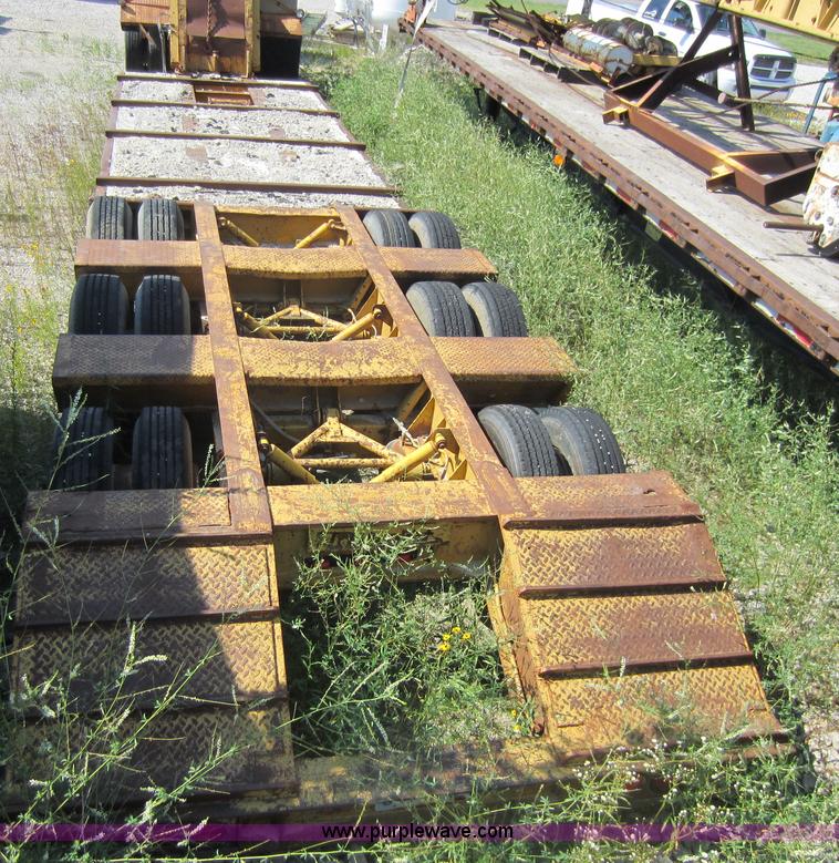 image for item D4161 1975 Talbert triple axle detachable haul trailer