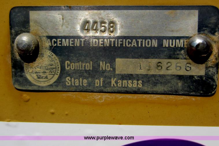 image for item D4161 1975 Talbert triple axle detachable haul trailer