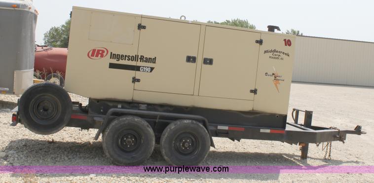 image for item D5245 Ingersoll Rand G190 generator