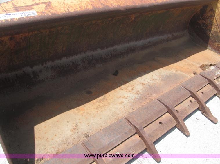 image for item K9505 72" skid steer bucket with bolt-on tooth bar