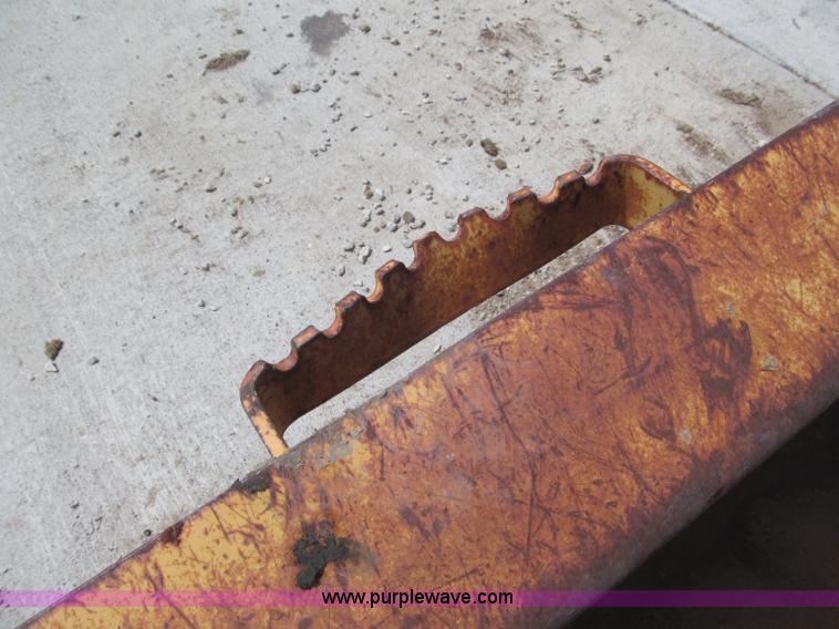 image for item K9505 72" skid steer bucket with bolt-on tooth bar