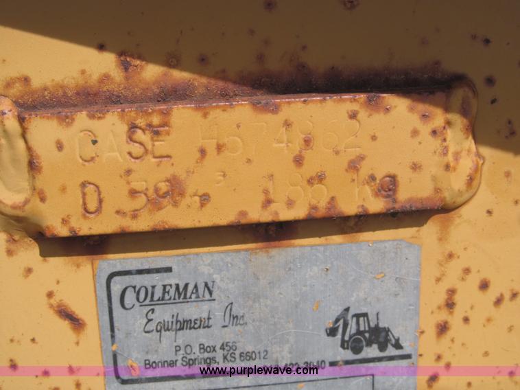 image for item K9505 72" skid steer bucket with bolt-on tooth bar