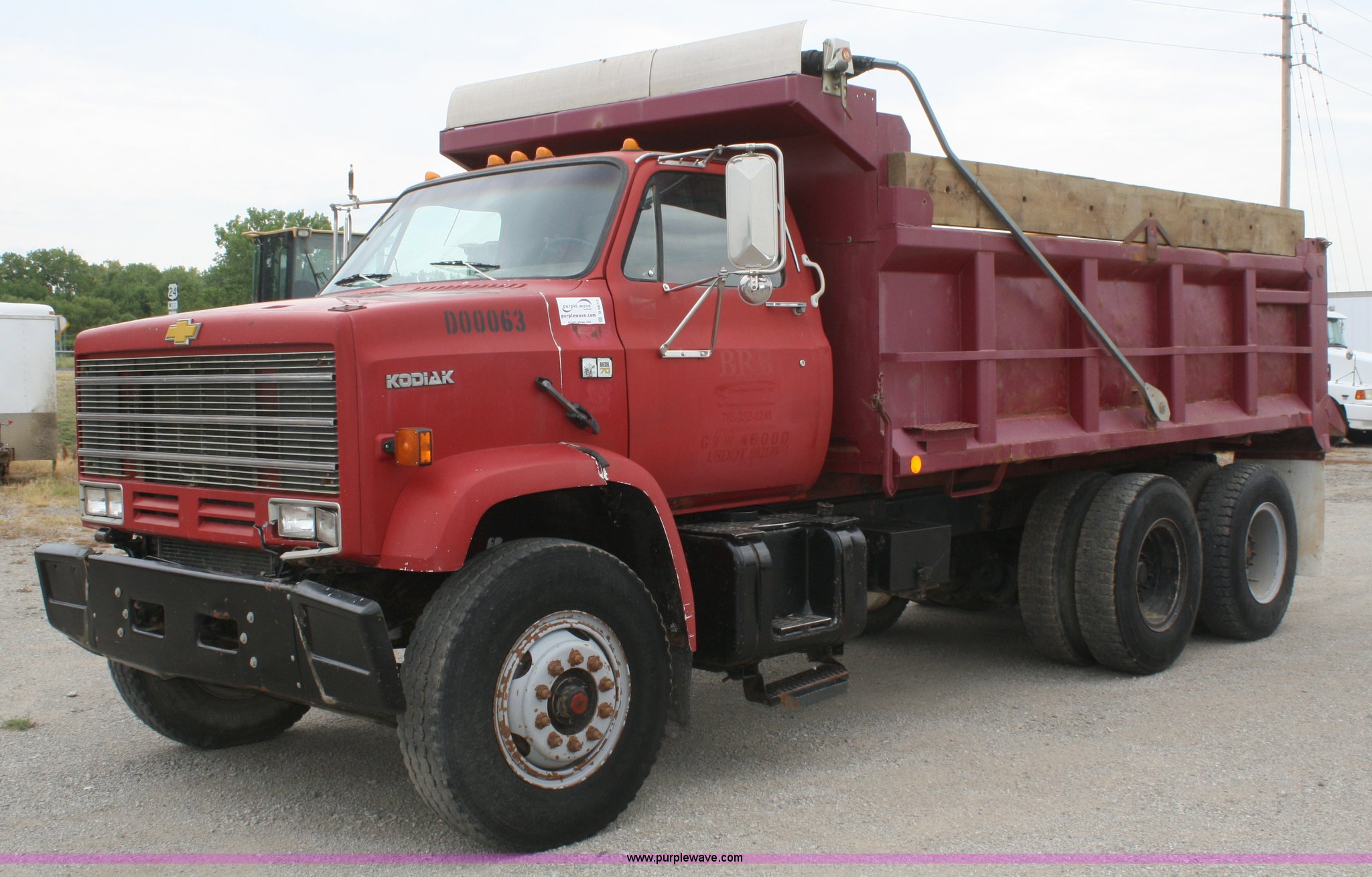 1990 Chevrolet Kodiak dump truck in Topeka, KS Item B6672 sold