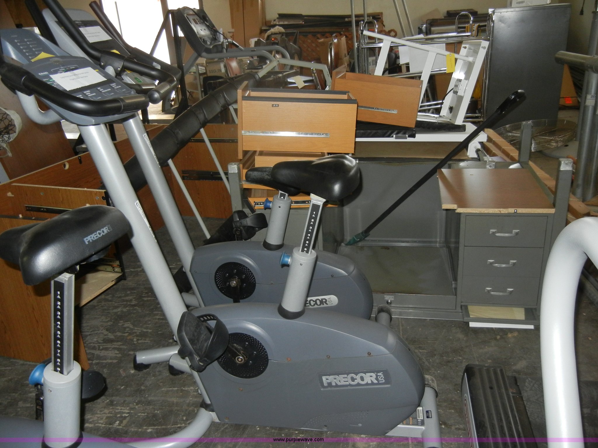 Precor C846i bike in Fort Riley, KS | Item M9599 sold | Purple Wave
