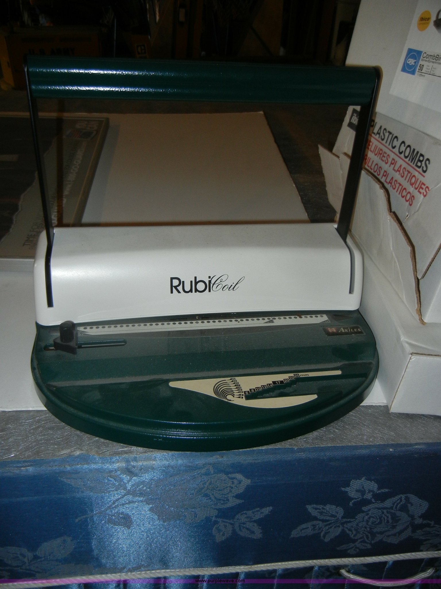 Assorted office items in Fort Riley, KS Item N9977 sold Purple Wave