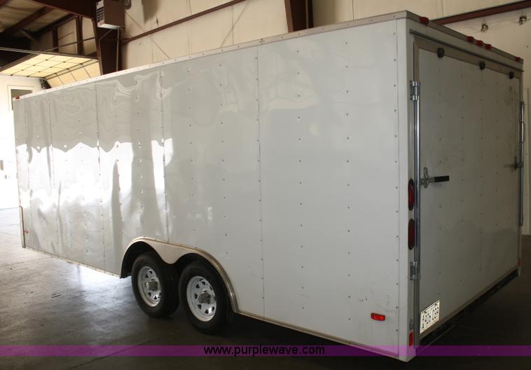image for item B6829 2010 Pace aluminum trailer