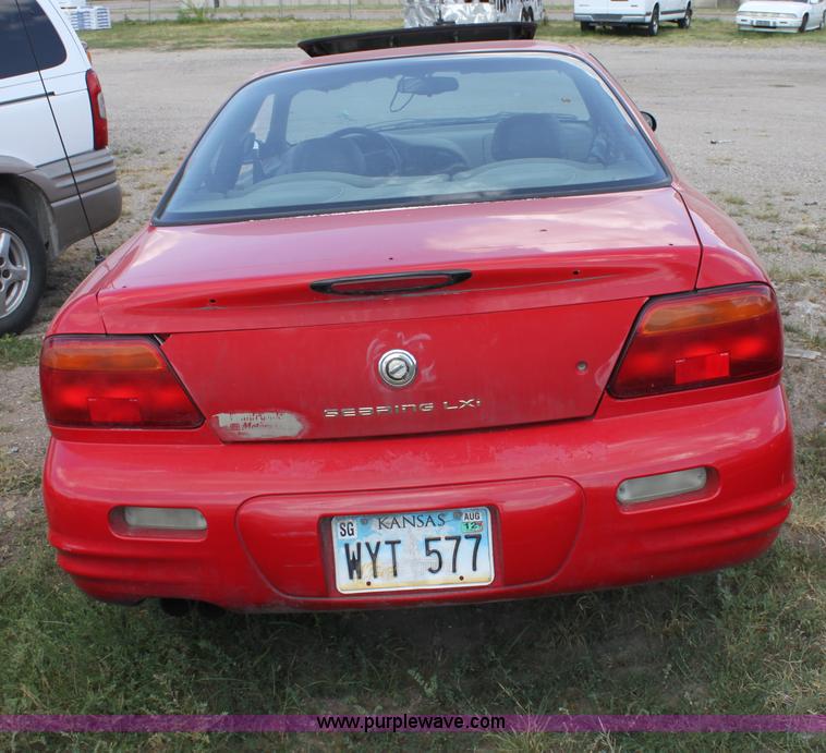 image for item D5422 1997 Chrysler Sebring LXi
