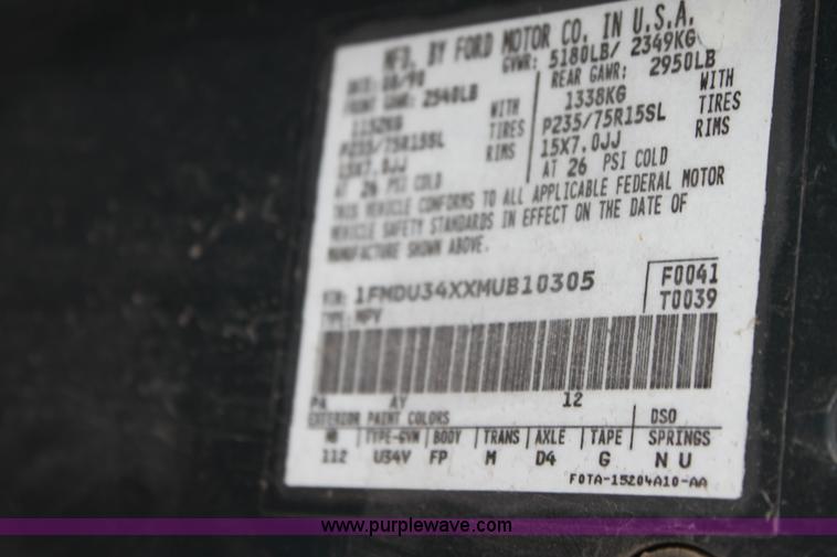 image for item D5451 1991 Ford Explorer SUV