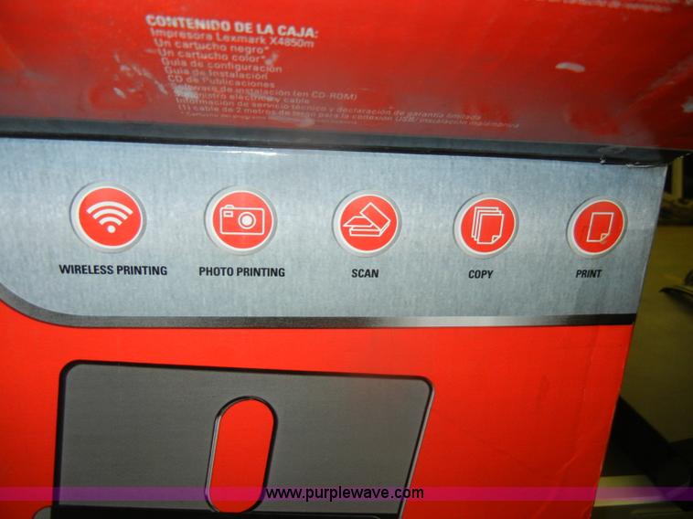 image for item N9887 Lexmark X4850M Wireless All-in-One printer
