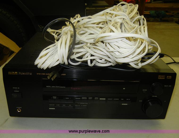 image for item N9889 RCA 500 watt audio/video receiver