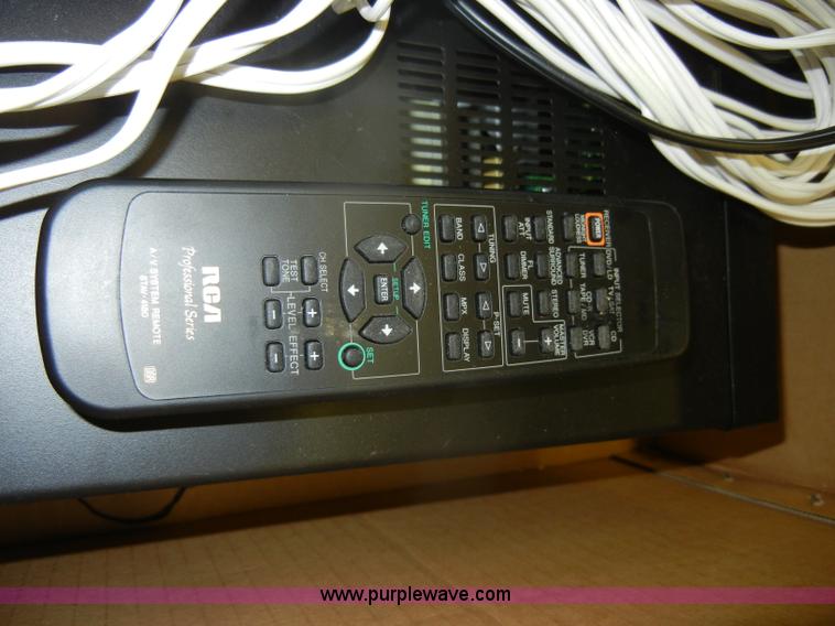image for item N9889 RCA 500 watt audio/video receiver