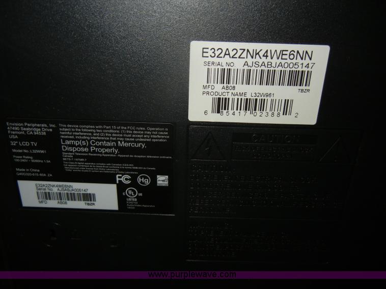 image for item N9903 AOC 32" LCD television