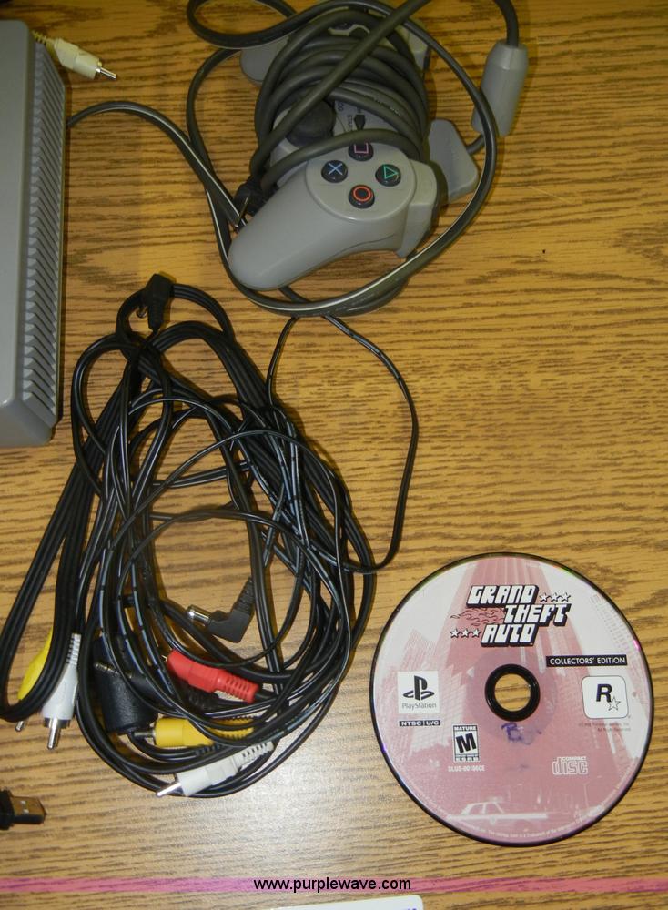 image for item N9908 PlayStation game console with accessories