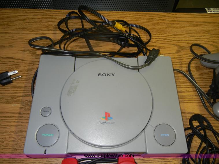 image for item N9908 PlayStation game console with accessories