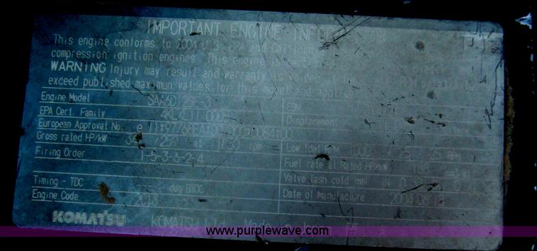 image for item C2327 2004 Komatsu PC400LC-7 excavator