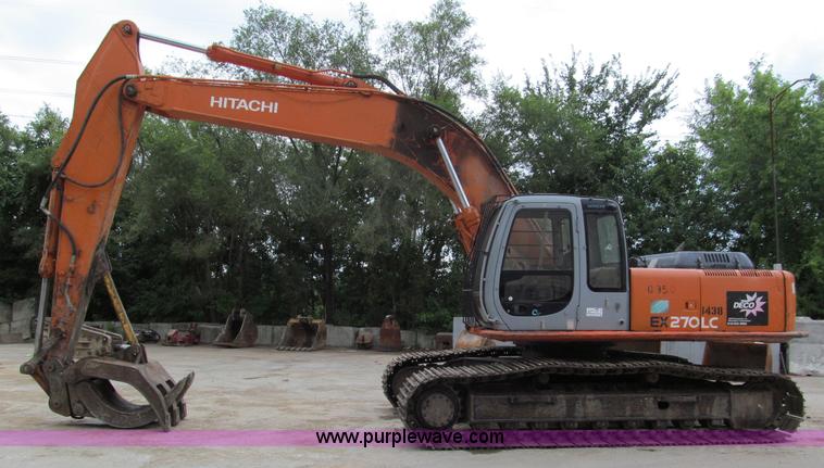 image for item C2362 1999 Hitachi EX270 LC-5 excavator