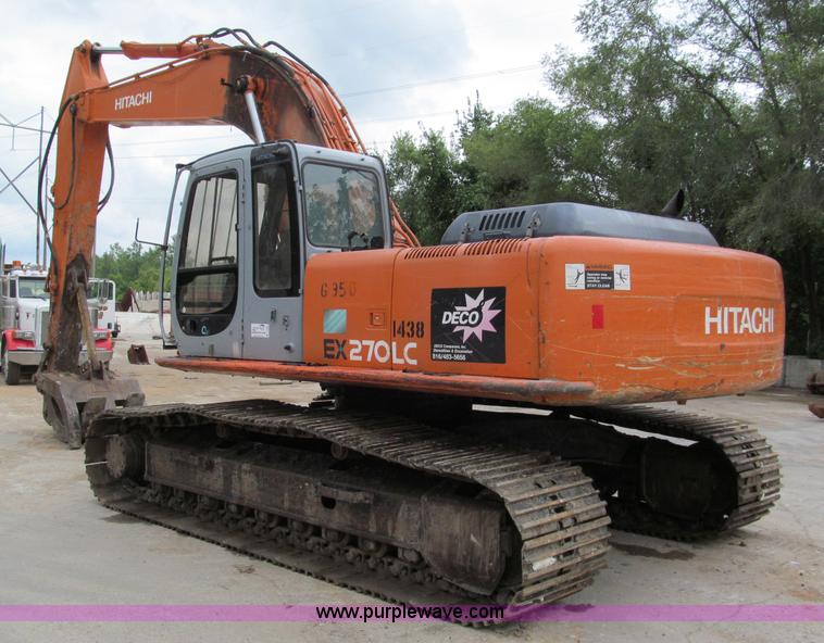 image for item C2362 1999 Hitachi EX270 LC-5 excavator