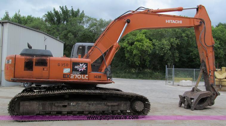 image for item C2362 1999 Hitachi EX270 LC-5 excavator