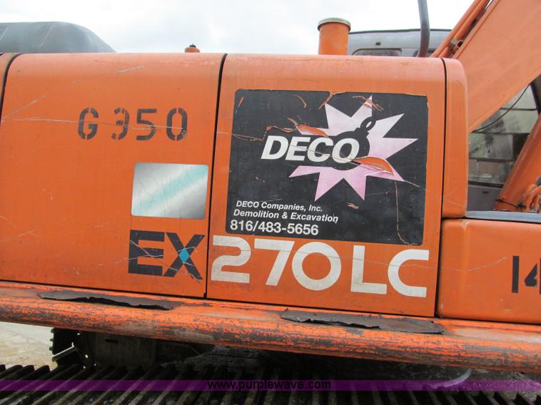image for item C2362 1999 Hitachi EX270 LC-5 excavator