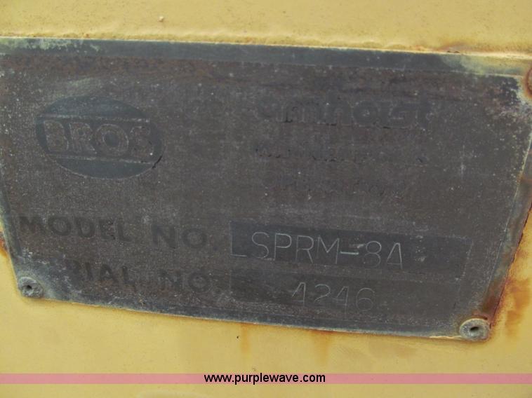 image for item C2363 Bros SPRM-8A soil stabilizer