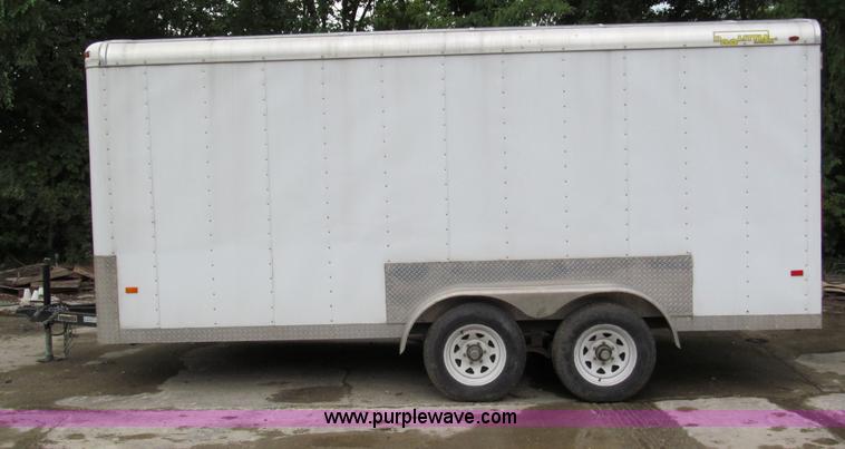image for item C2389 2008 Doolittle 16' enclosed trailer