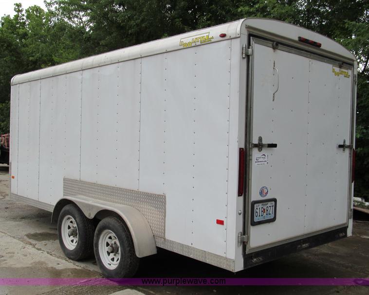 image for item C2389 2008 Doolittle 16' enclosed trailer