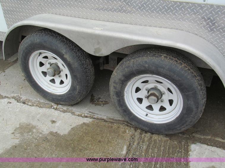 image for item C2389 2008 Doolittle 16' enclosed trailer