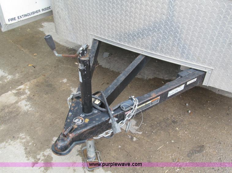image for item C2389 2008 Doolittle 16' enclosed trailer