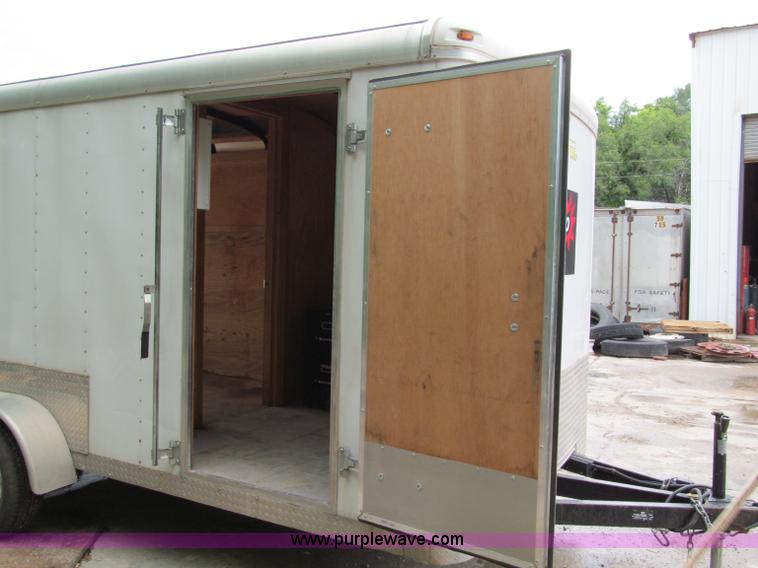image for item C2389 2008 Doolittle 16' enclosed trailer