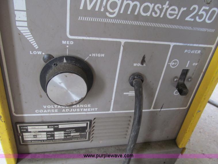 image for item C2391 Esab Migmaster 250 MIG welder