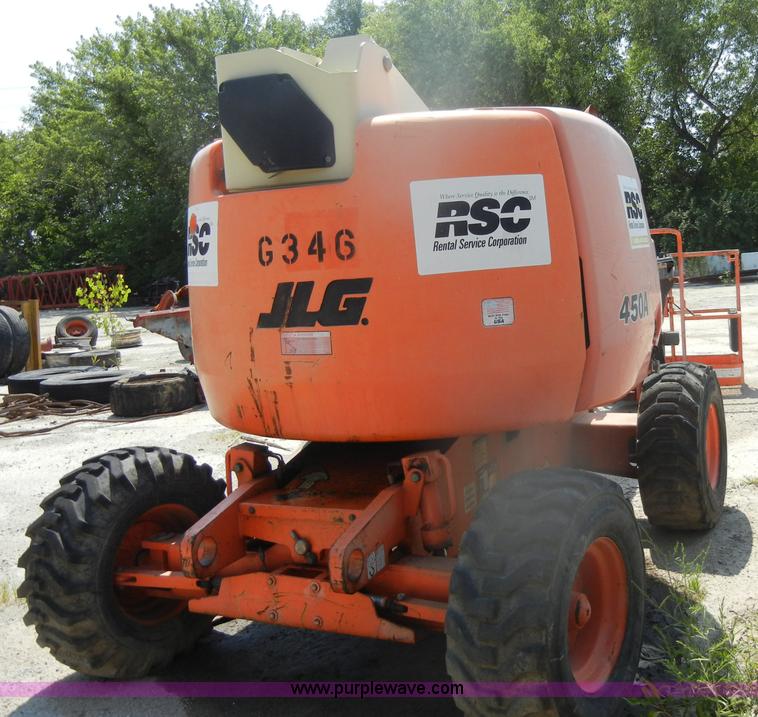 image for item D4163 1998 JLG 45' articulating boom lift