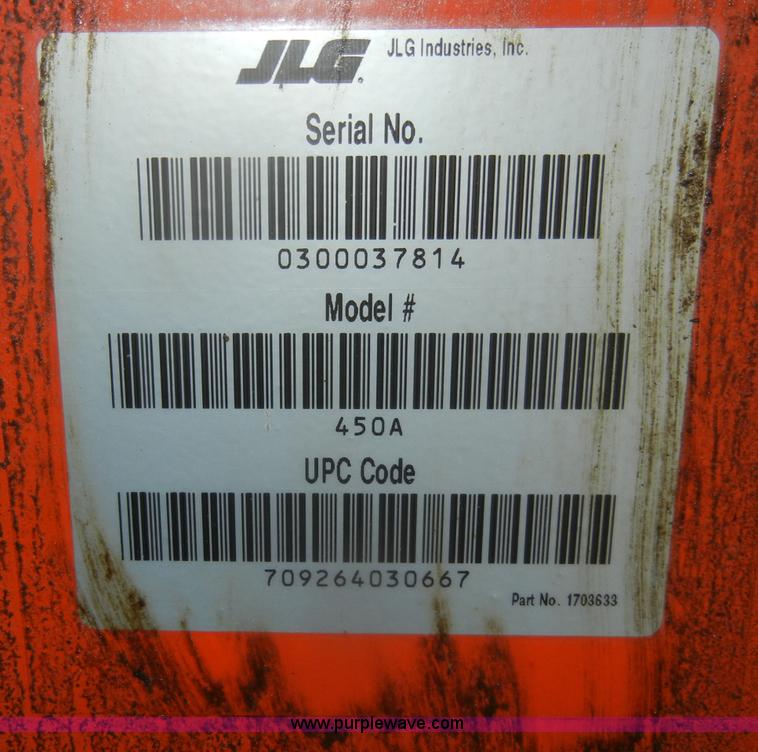 image for item D4163 1998 JLG 45' articulating boom lift