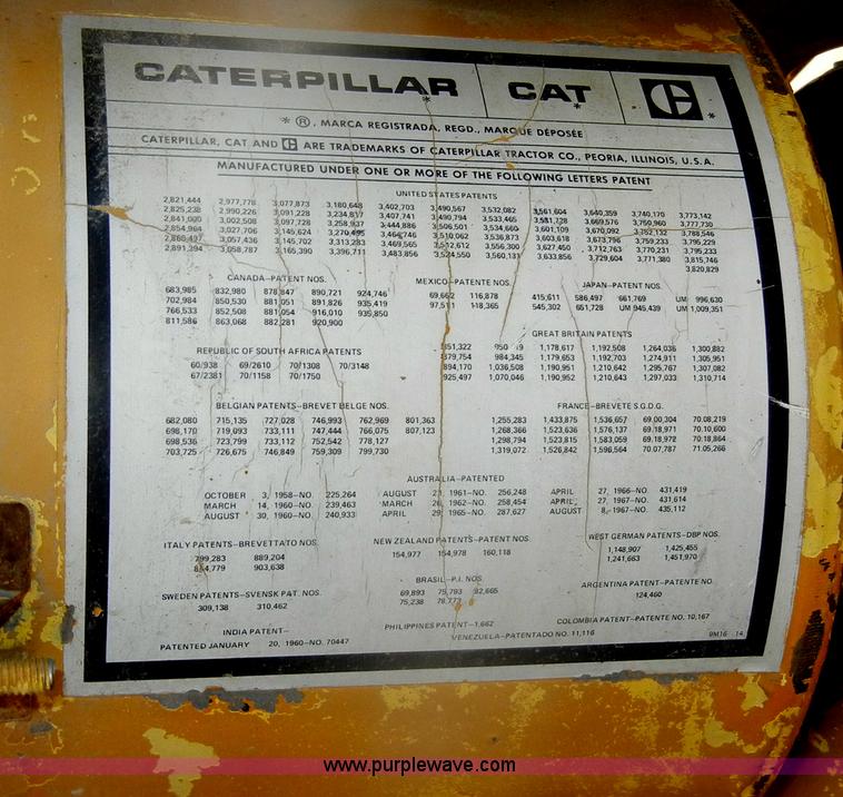 image for item D4170 1976 Caterpillar 920 articulating wheel loader