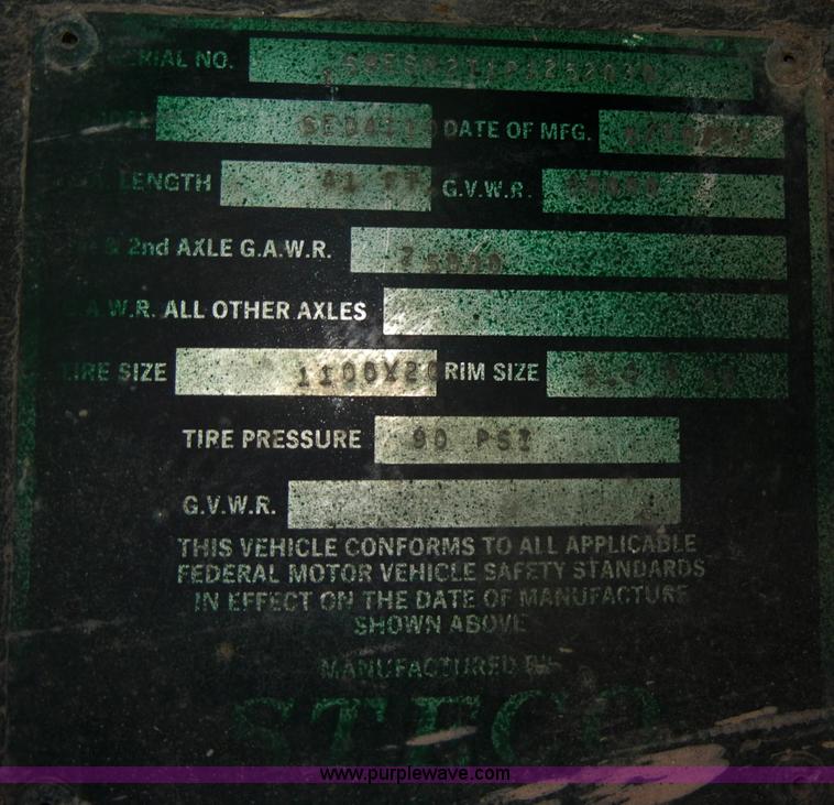 image for item D4173 1993 Steco 41' ejector trailer