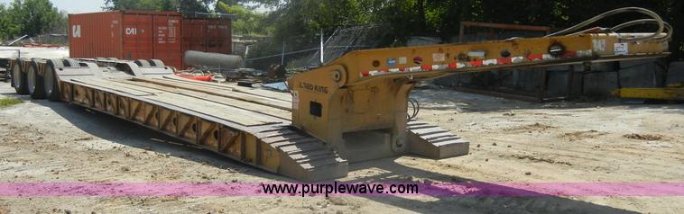 image for item D4183 2000 Load King 53' triple axle detach lowboy trailer