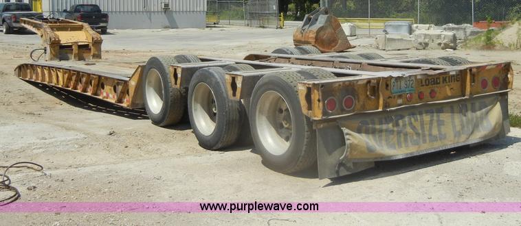 image for item D4183 2000 Load King 53' triple axle detach lowboy trailer