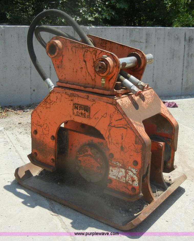 image for item D4184 NPK C8C hydraulic excavator ground compactor