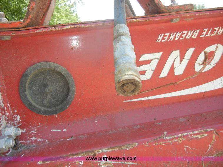 image for item D4186 Cyclone drop hammer skid steer attachment