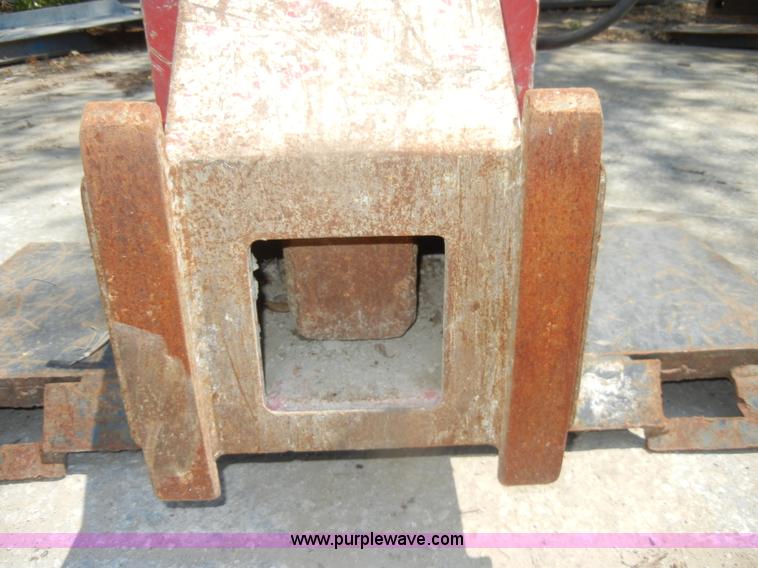 image for item D4186 Cyclone drop hammer skid steer attachment