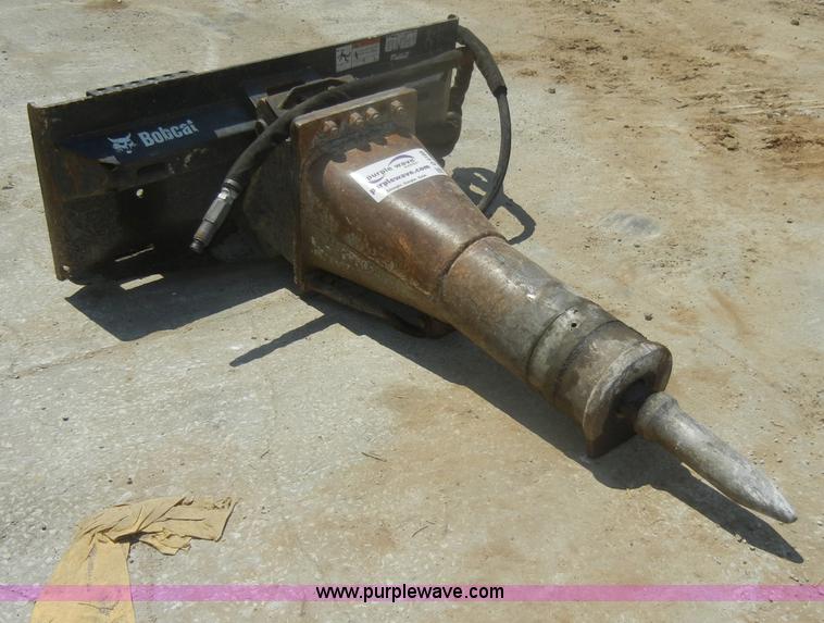 image for item D4188 Bobcat Mini-X hydraulic breaker skid steer attachment