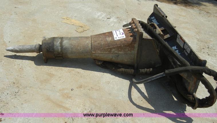 image for item D4188 Bobcat Mini-X hydraulic breaker skid steer attachment