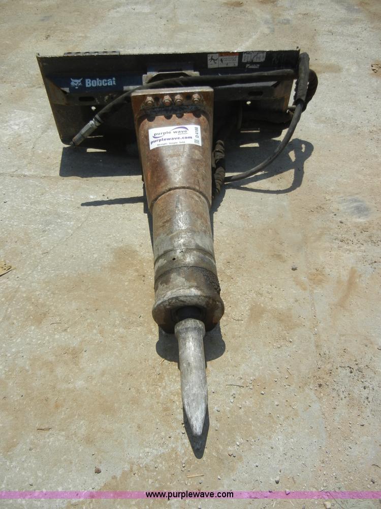 image for item D4188 Bobcat Mini-X hydraulic breaker skid steer attachment
