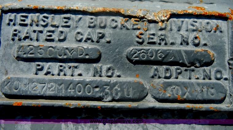 image for item D4190 Hensley 70" excavator bucket