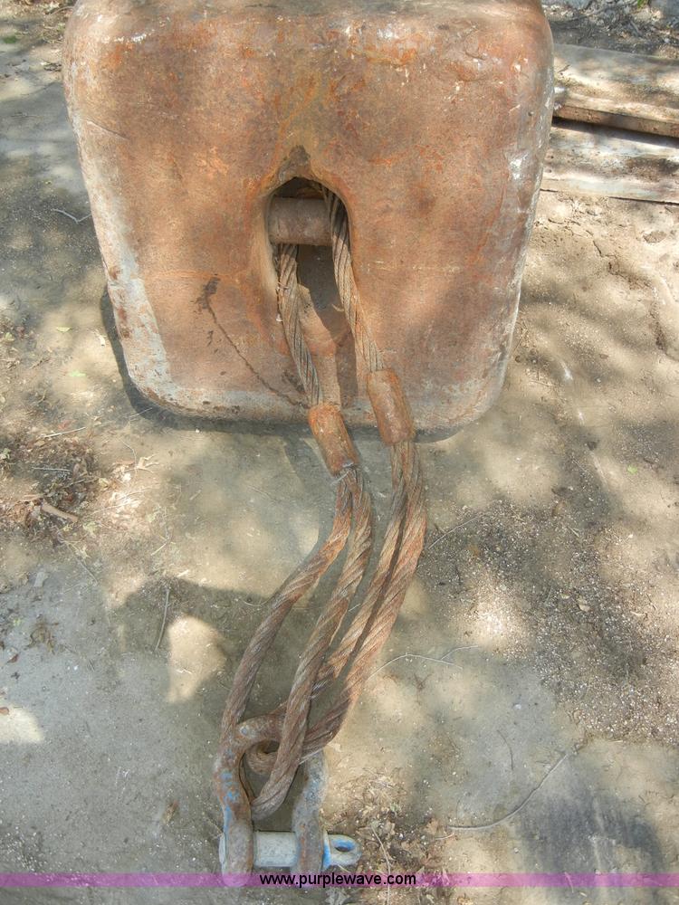 image for item D4201 Approximately 8,000 lb wrecking ball