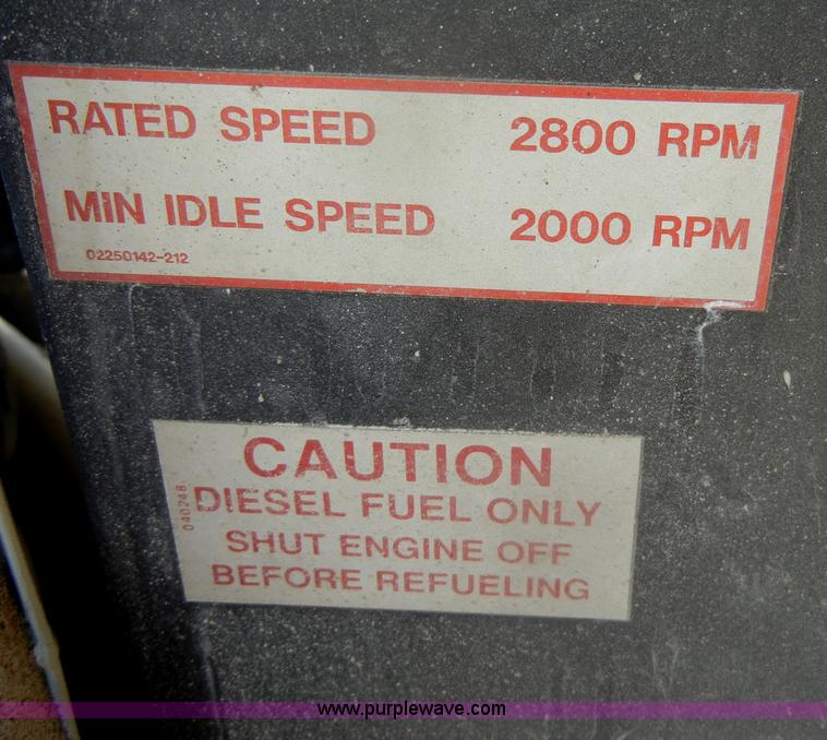 image for item D4206 Sullair 185 towable air compressor