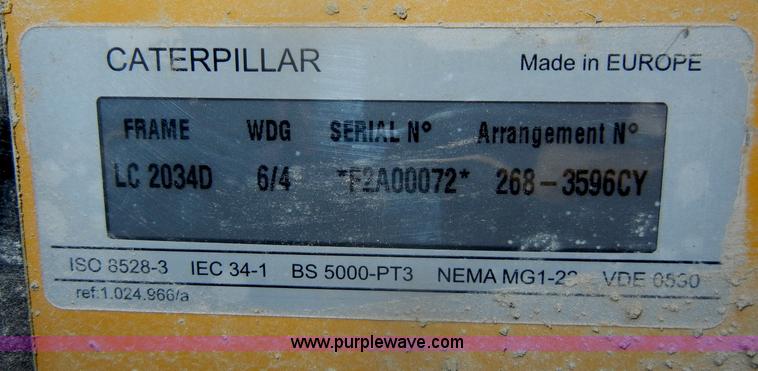 image for item D4211 Portable Caterpillar XQ45 Gen Set