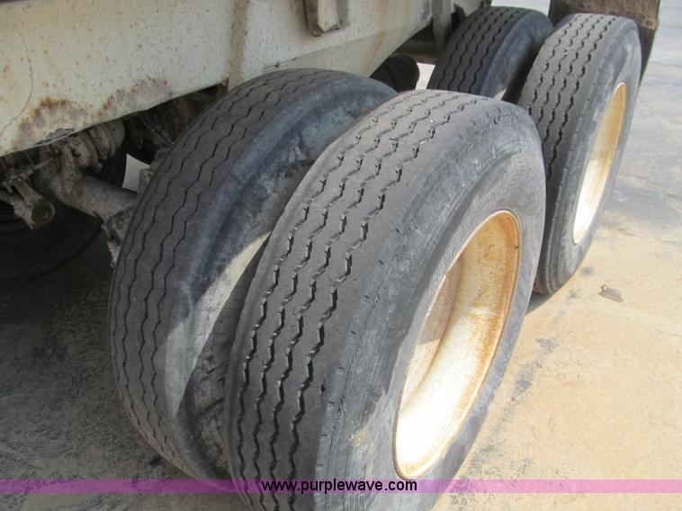 image for item F4530 2001 Ranch quarter frame steel barrel end dump trailer