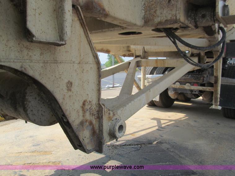 image for item F4530 2001 Ranch quarter frame steel barrel end dump trailer