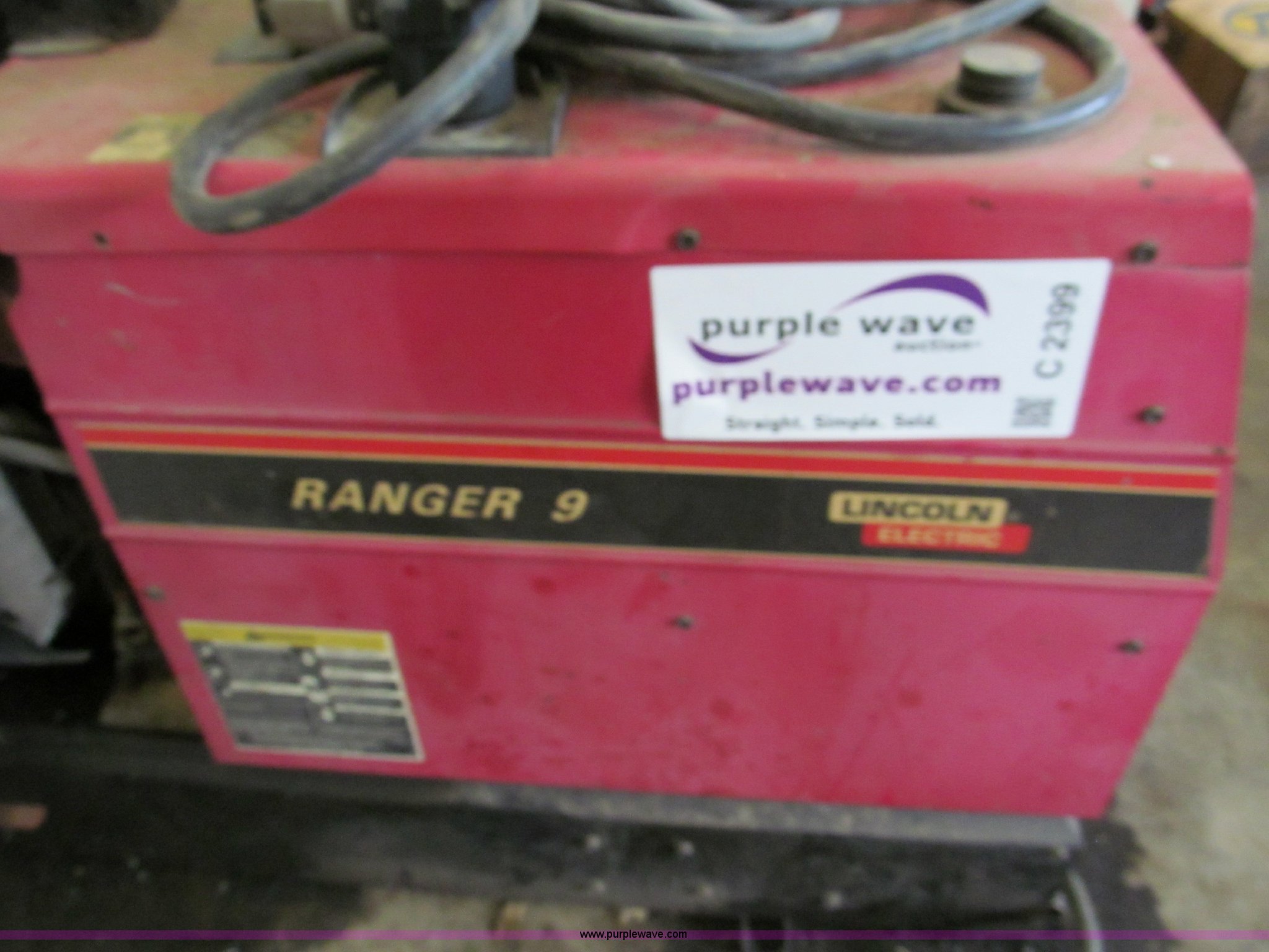 Lincoln Ranger 9 welder/generator in Kansas City, MO Item C2399 sold